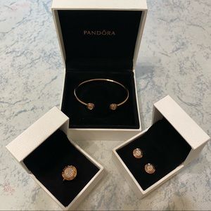 Pandora Signature Set in Rose Gold, DEFINITELY AUTHENTIC!